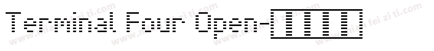 Terminal Four Open字体转换